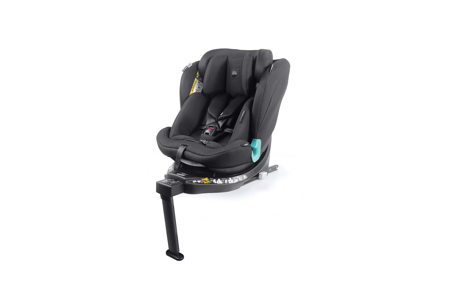 ASIAD Seggiolino Per Bici Posteriore Per Bambini Da 2 A 8 Anni – Carico Max 40 Kg, Nero, Solo Attacco Anteriore