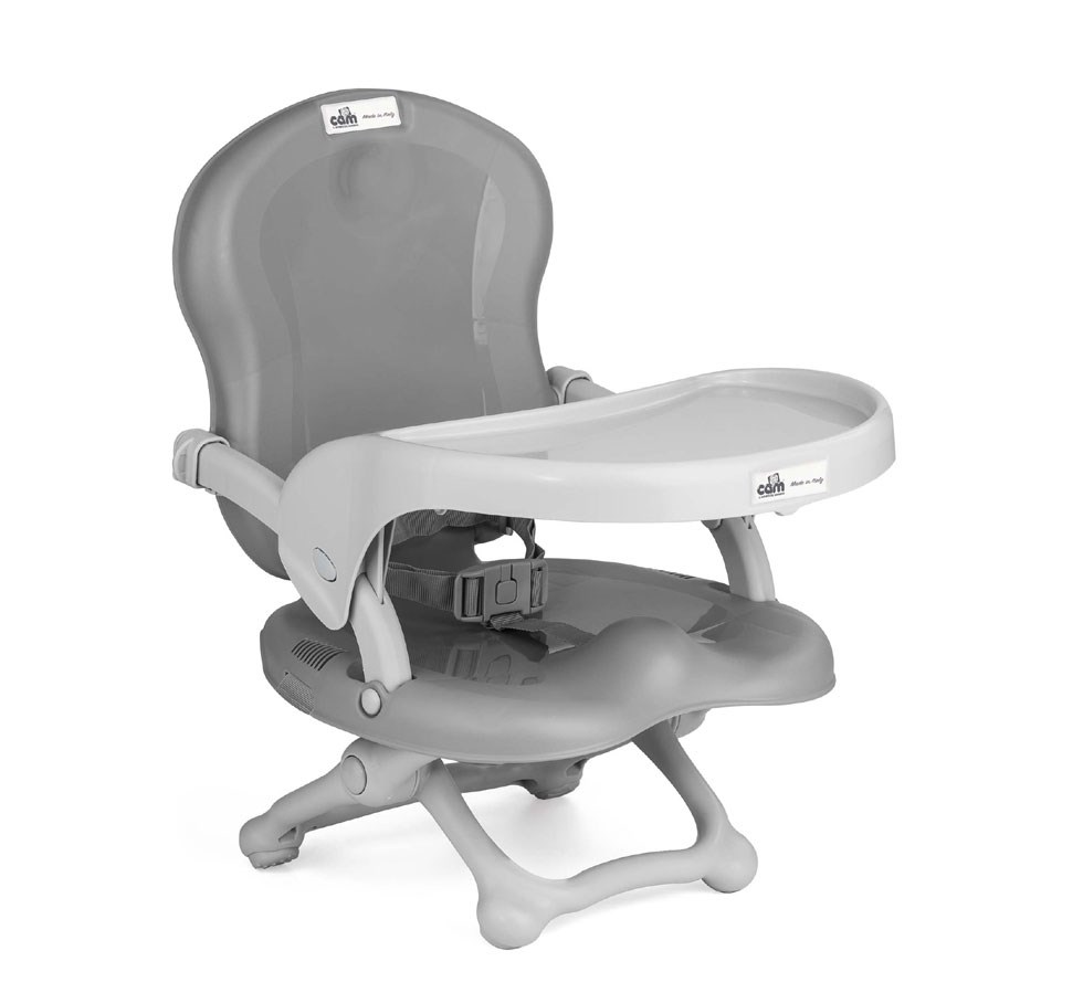 4 alturas 0-18 cm Elevador de asiento flexible para niños y niños pequeños plegable altura regulable beige CAM SMARTY fijación universal en la silla 