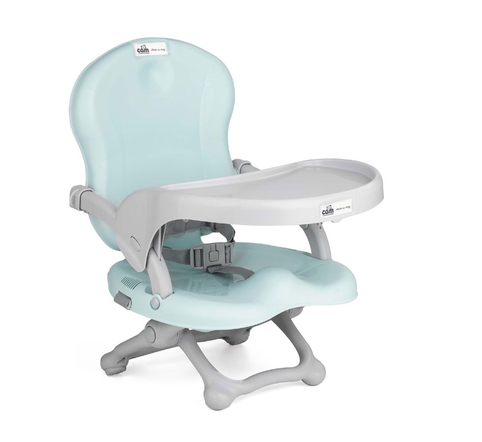 plegable Elevador de asiento flexible para niños y niños pequeños beige 0-18 cm CAM SMARTY fijación universal en la silla 4 alturas altura regulable 